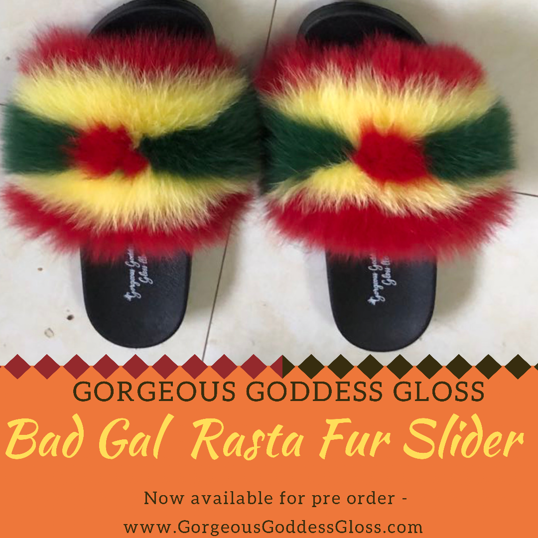 Bad Gal Rasta Fur Slider