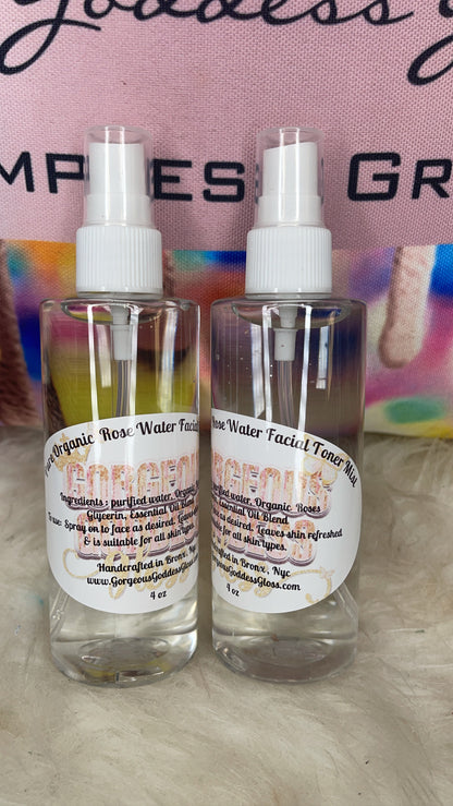 Organic Rose Water Facial Mist