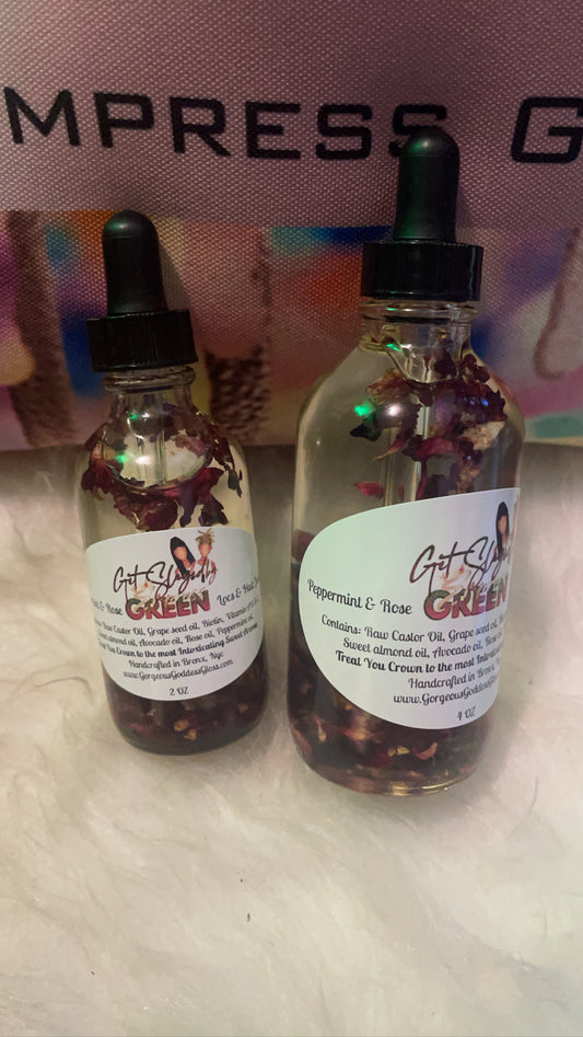 Peppermint & Rose Locs & Scalp Hair Juice