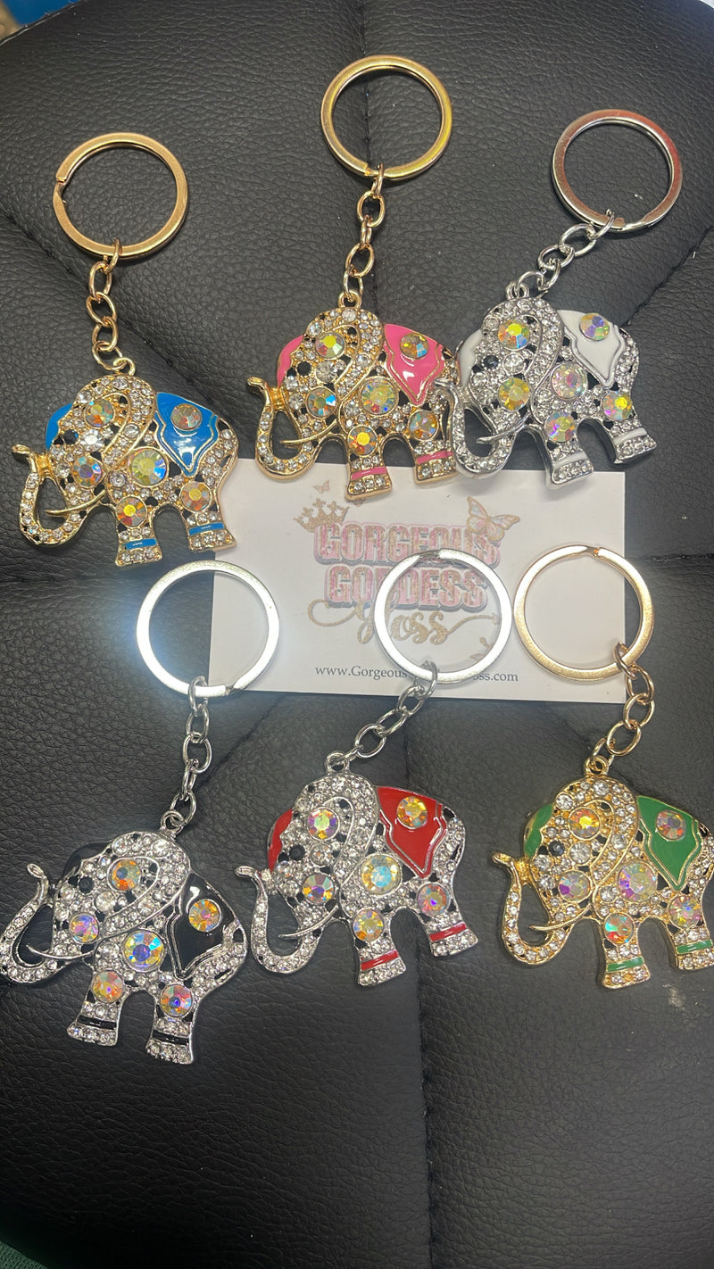 Elephant Festival Keychain