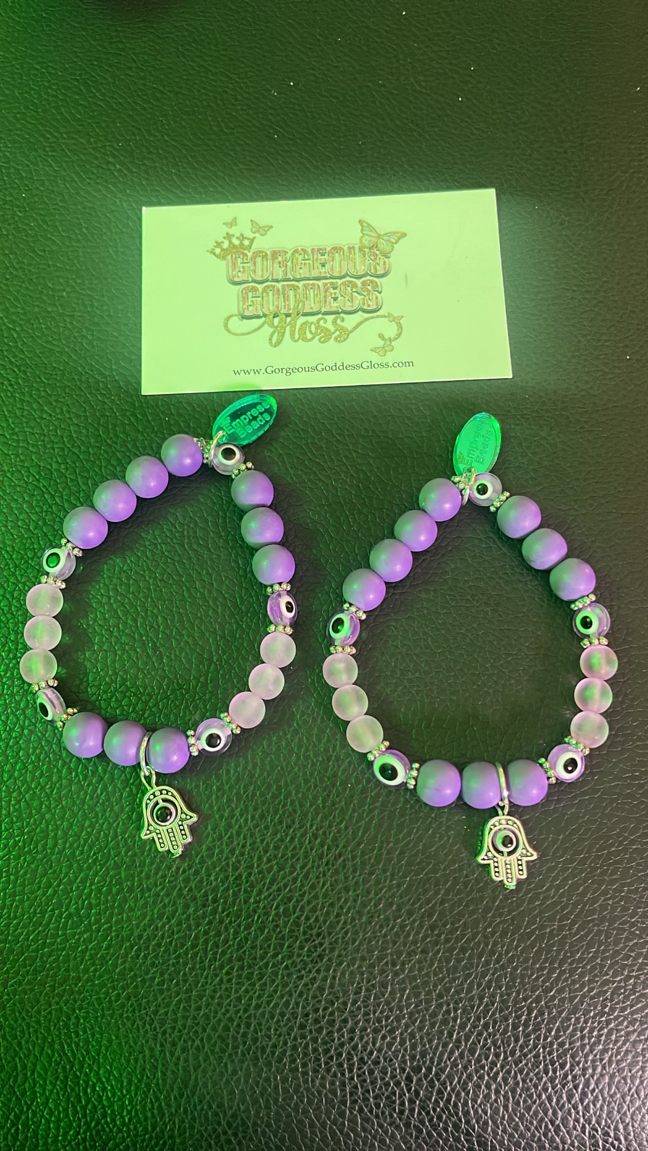 Purple   Evil Eye 🧿 Bracelet