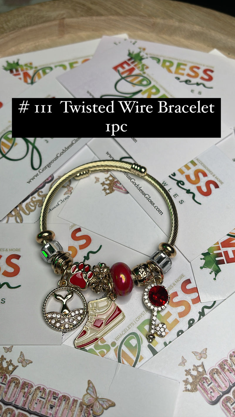 # 111  Twisted Wire Bracelet 1pc