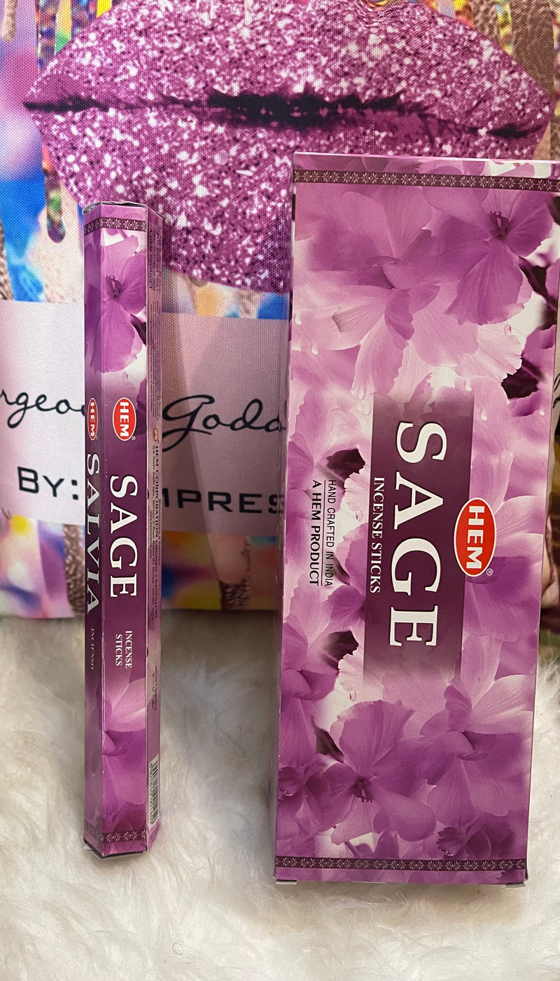 Sage (Salvia ) HEM  wholesale Incense Sticks  Businesses Only