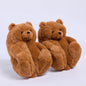 Teddy bear Plush House Slippers