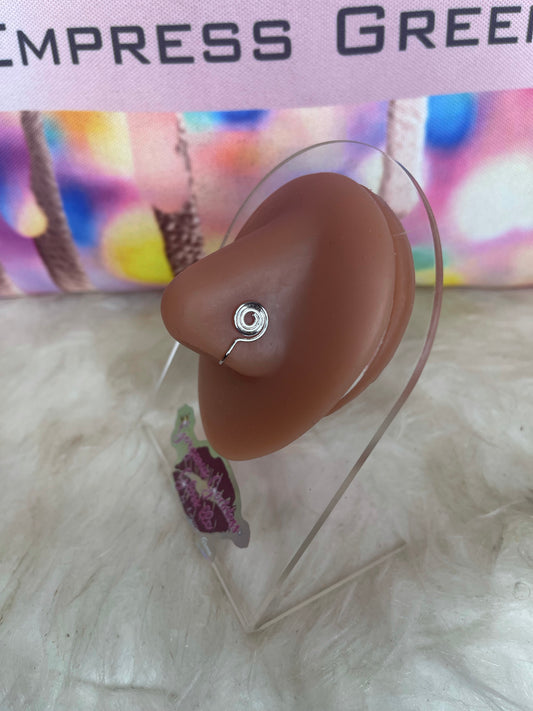 Sun Stainless Steel  Hoop faux nose ring  cuff