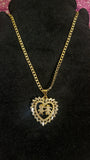 Heart Couple love Unity Diamonds Necklace