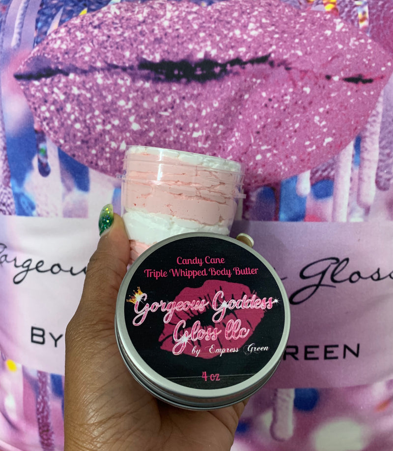 Candy cane Triple Whipped Body Butter