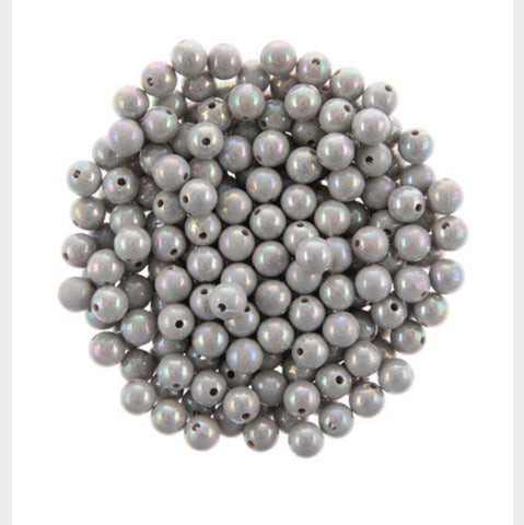 Gray  Pearls Beads Bags 10mm