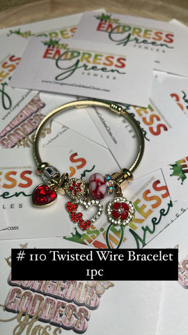 # 110 Twisted Wire Bracelet 1pc