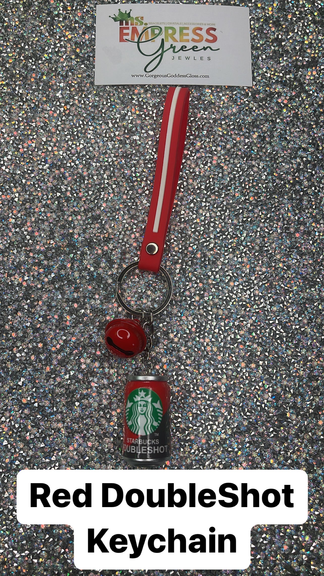 Red DoubleShot keychain