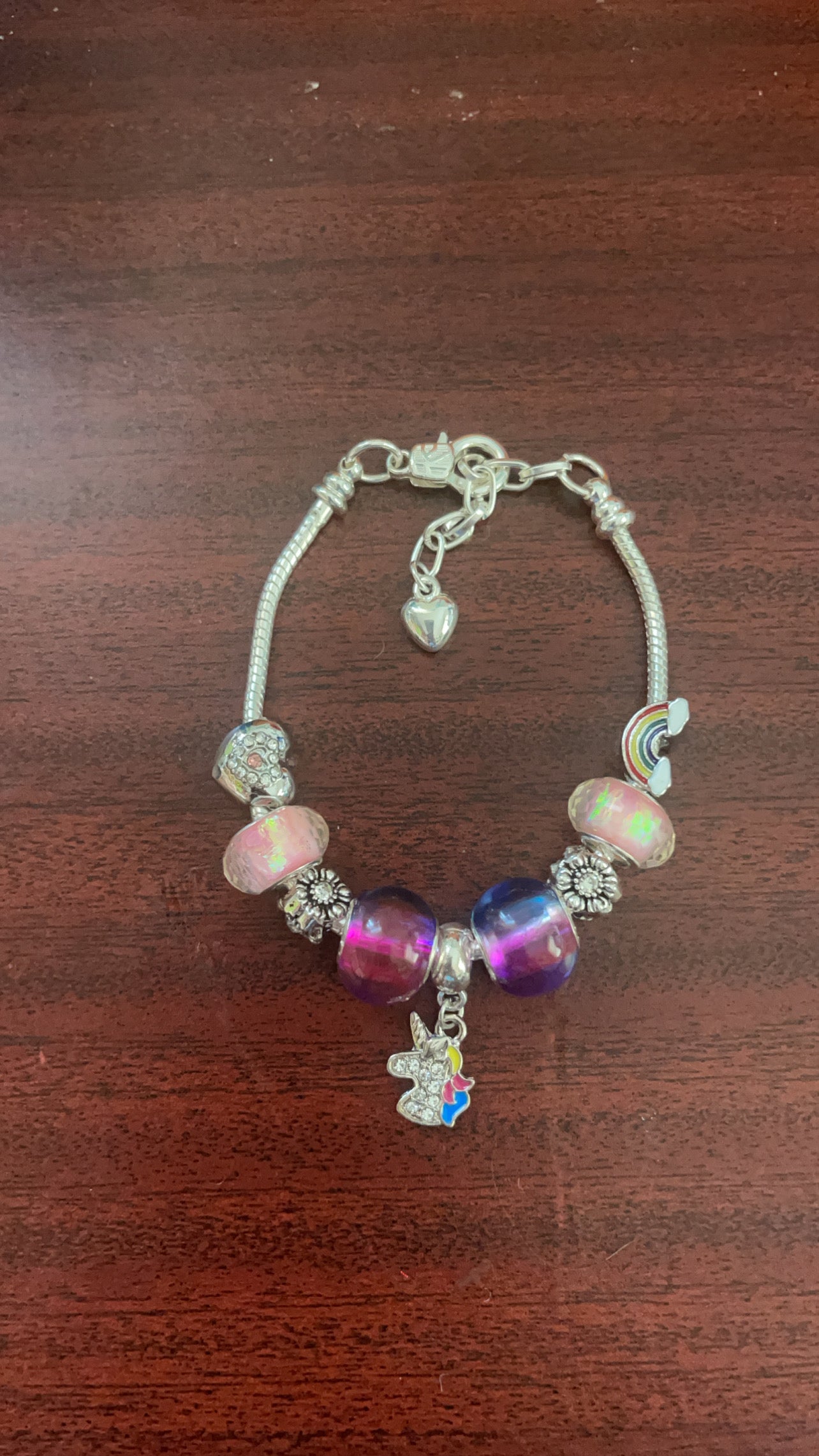 Unicorn Rainbow Charms Bracelet