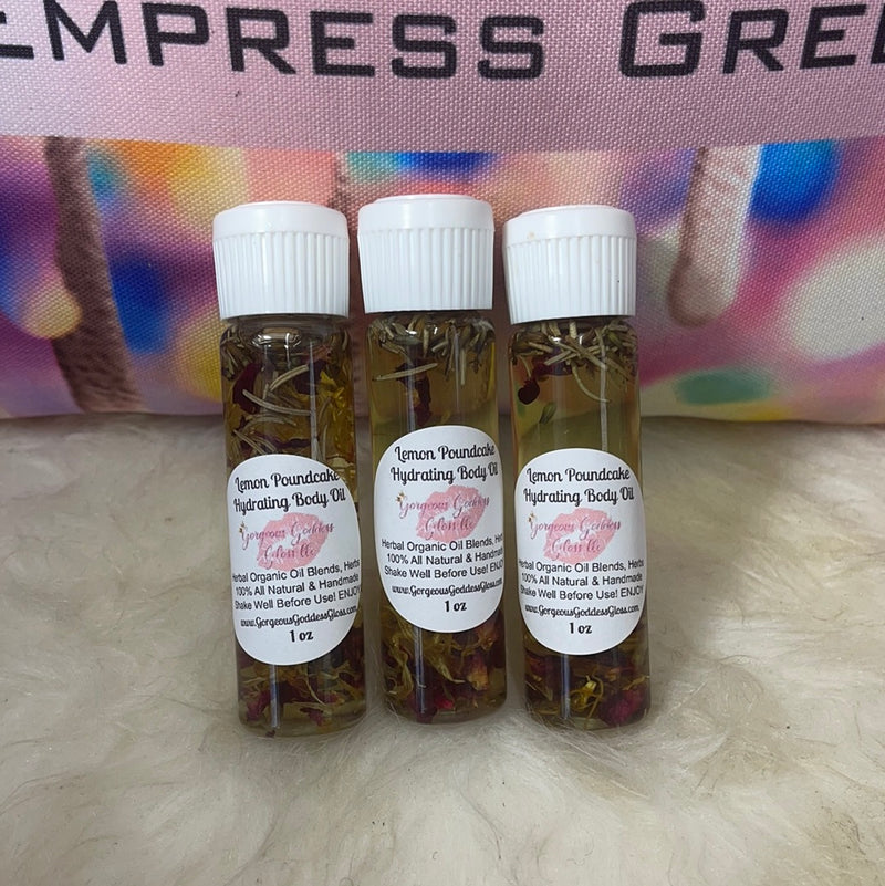 Samples moisturizing Body Oils