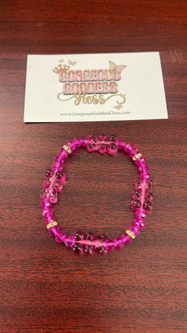 Pink  Gummie Bear Bracelet