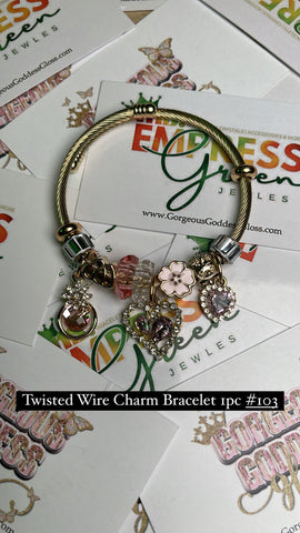 # 103 Twisted Wire Bracelet 1pc