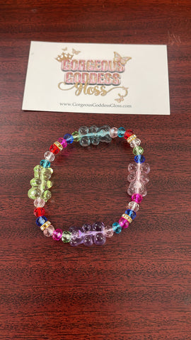 Multicolor Gummie Bear Bracelet