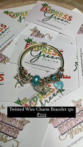 # 105 Twisted Wire Bracelet 1pc