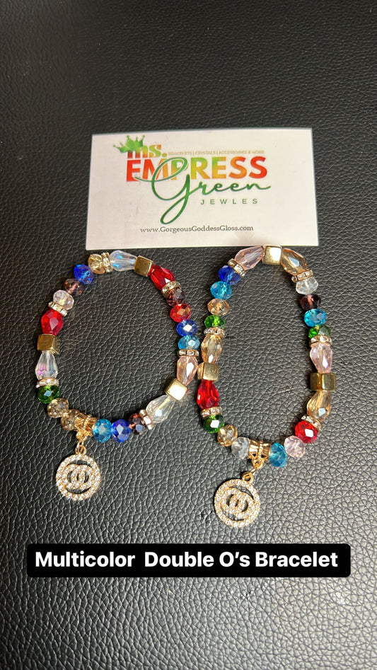 Multicolor Double O’s Bracelet 1pc