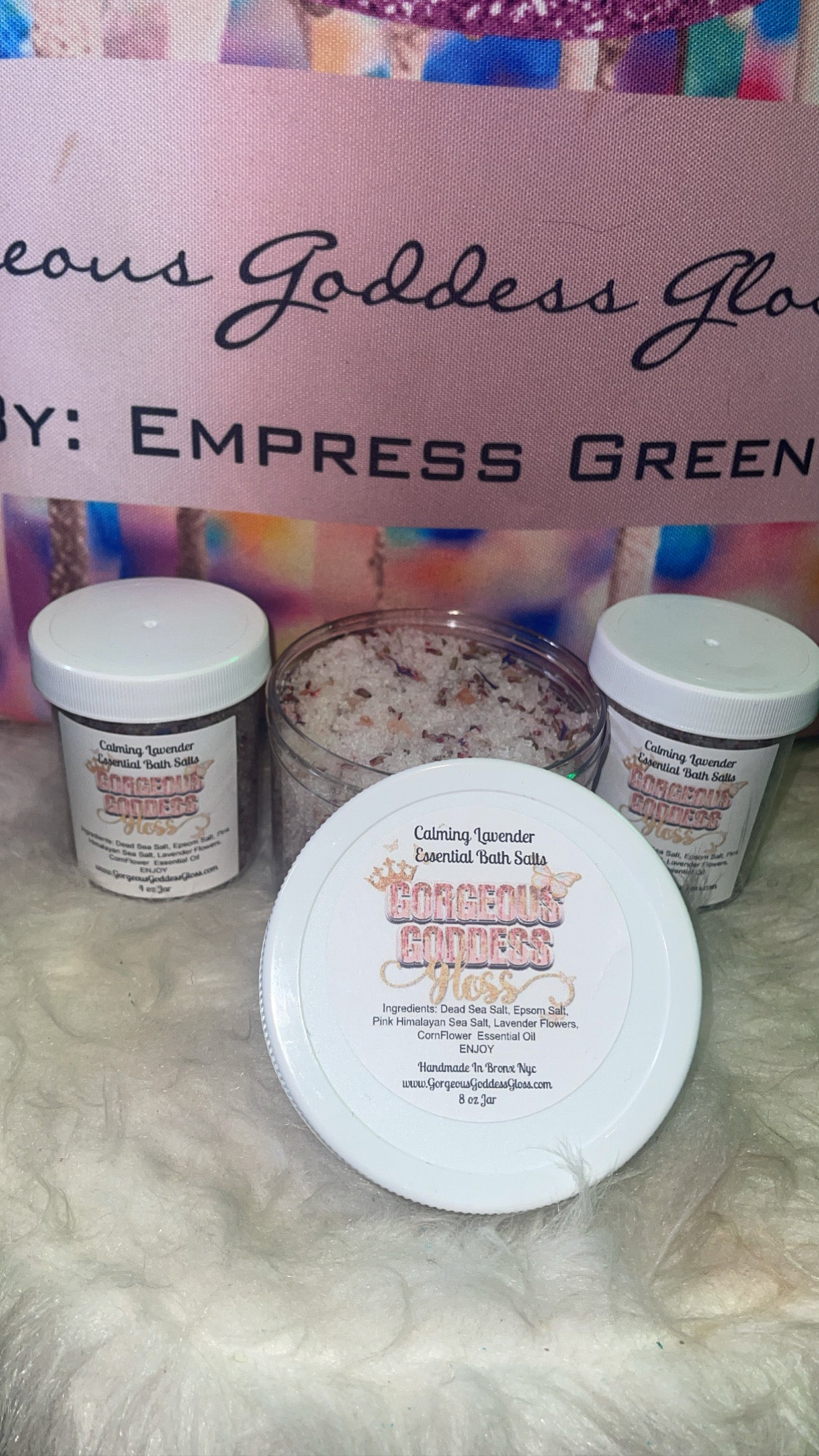 Calming Lavender   Essential Bath Salts