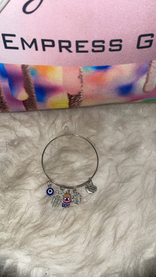 Simple Hand of Fatima  / Evil Eye Bangle