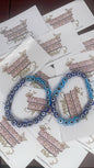 Light Blue & Dark Blue Evil Eyes bracelet Set