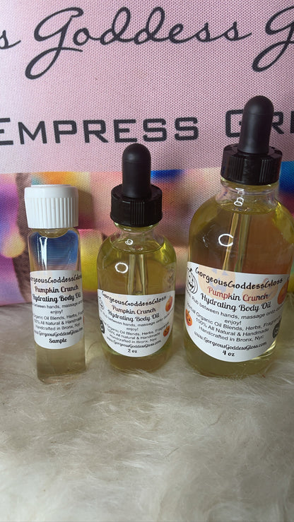 Pumpkin Crunch  🎃 moisturizing Body Oils