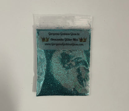 Amazonite  Glitter Mix