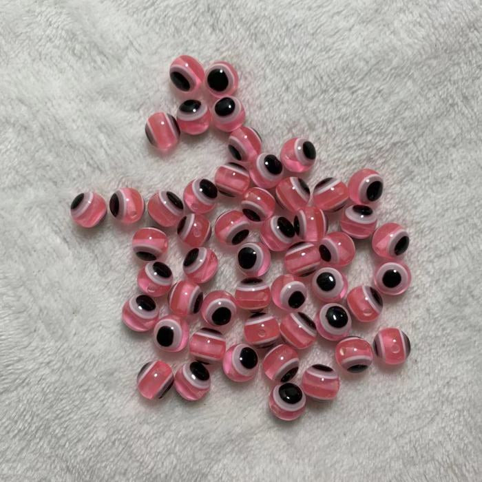 10mm acrylic evil eye bead(50pcs)