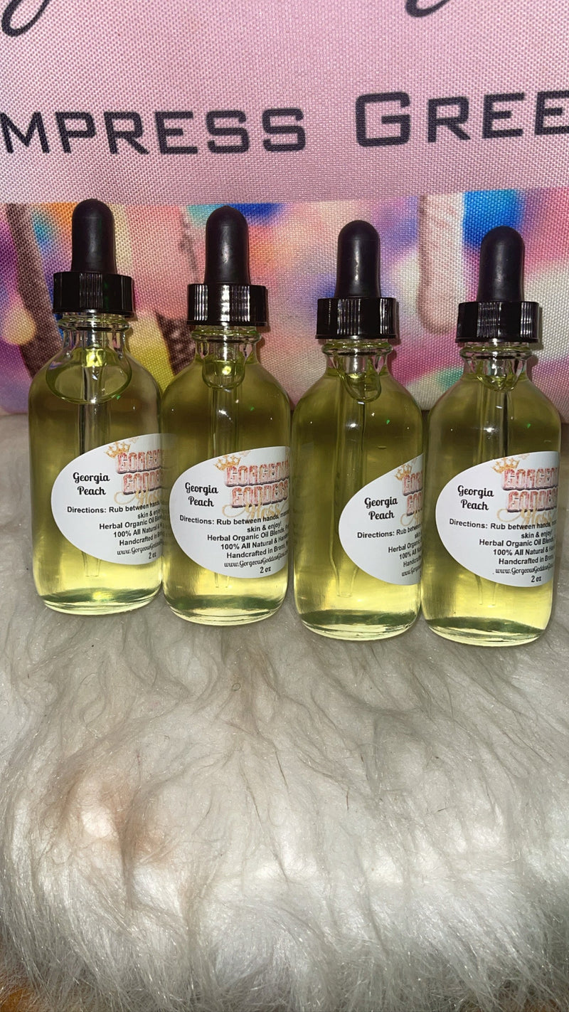 Georgia Peach moisturizing wholesale Body Oils