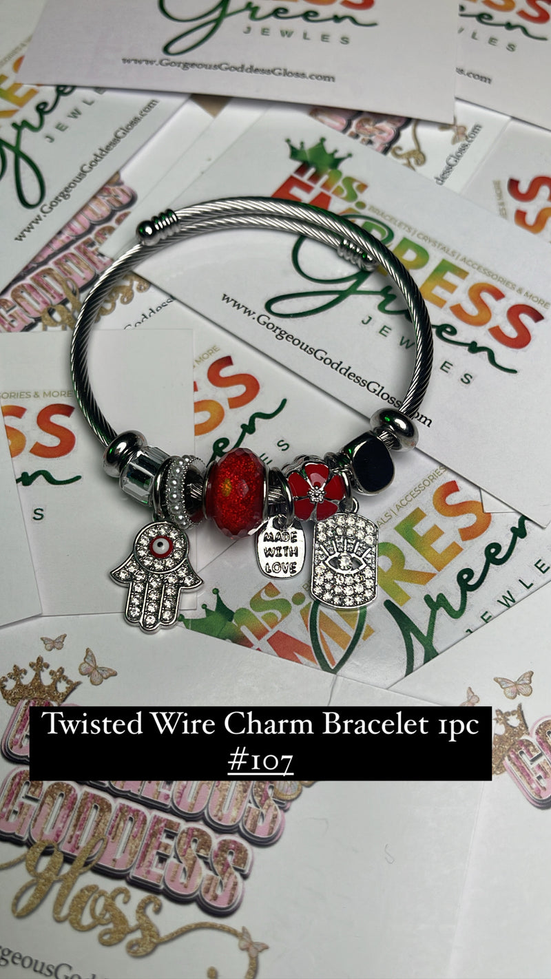 # 107 Twisted Wire Bracelet 1pc