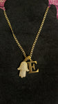 Initial Hasma Necklace