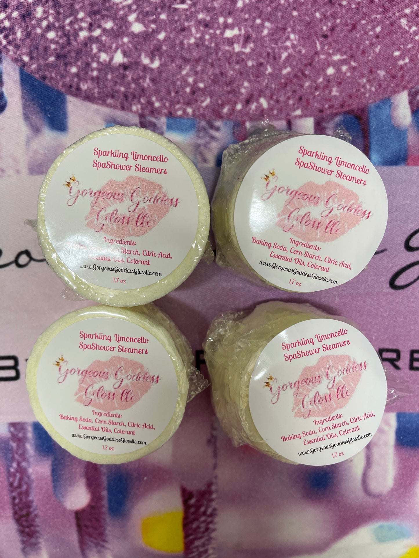 Sparkling Lemoncello Spa Shower Steamers