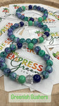 Greenish  Gushers Bracelets 10mm 1pc
