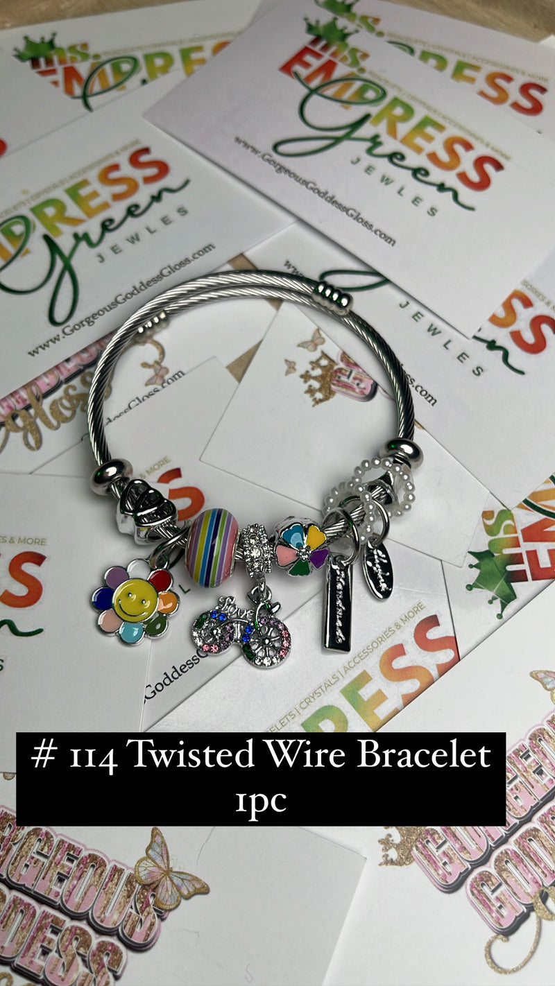 # 114 Twisted Wire Bracelet 1pc