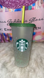 Limited Edition Starbucks Confetti Color Changing   Starbucks Cold Cold 24 oz