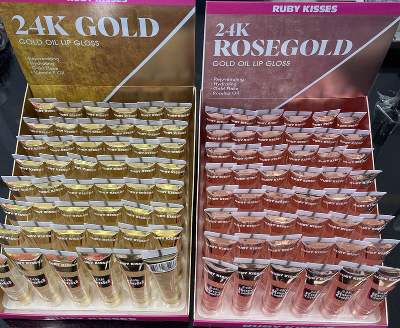 Ruby Kisses 24K Gold Oil Lip Gloss