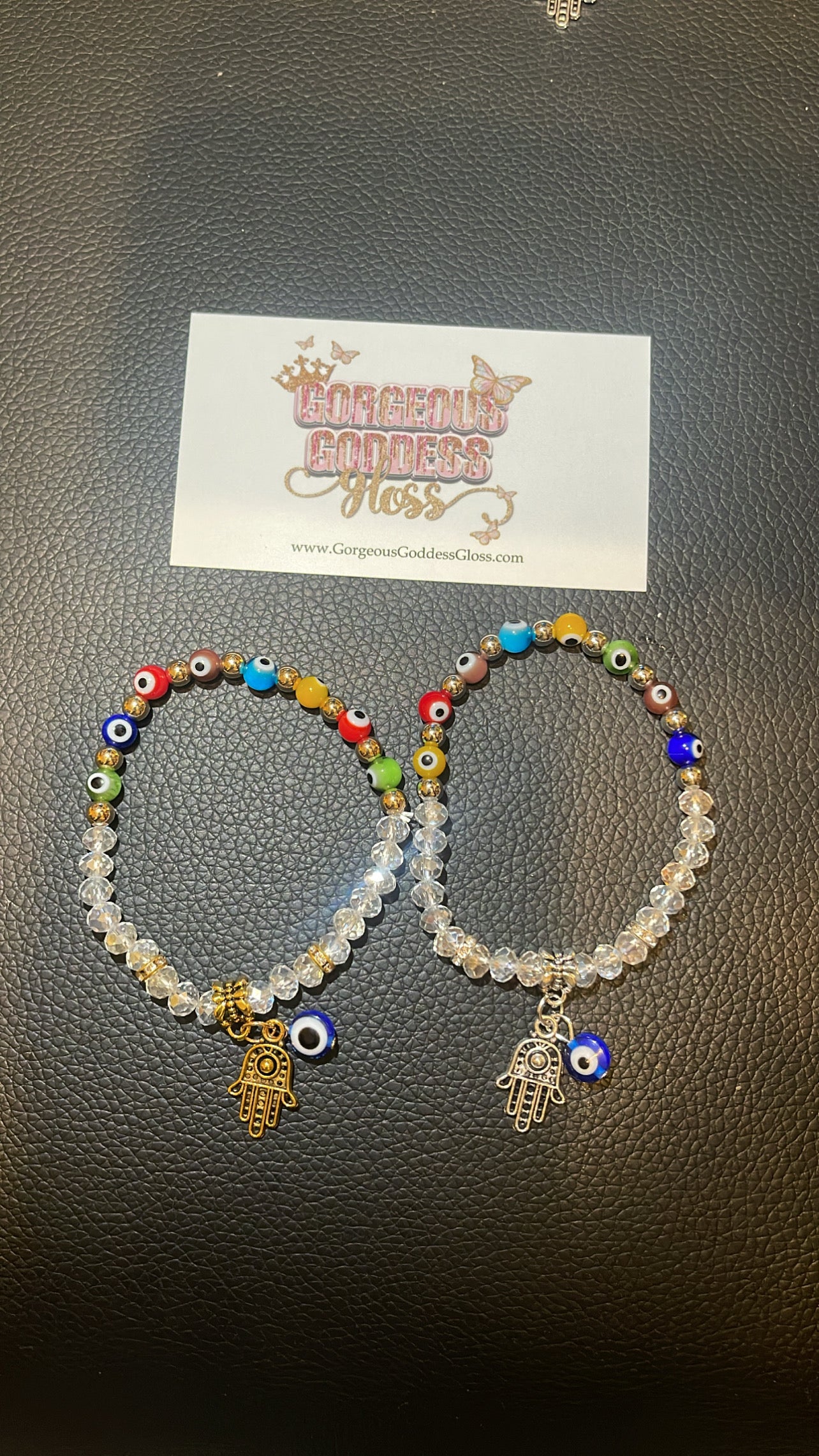 Clear Mini Evil Eye 🧿 Fancy Bracelet