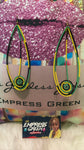Oval Twist beads earrings