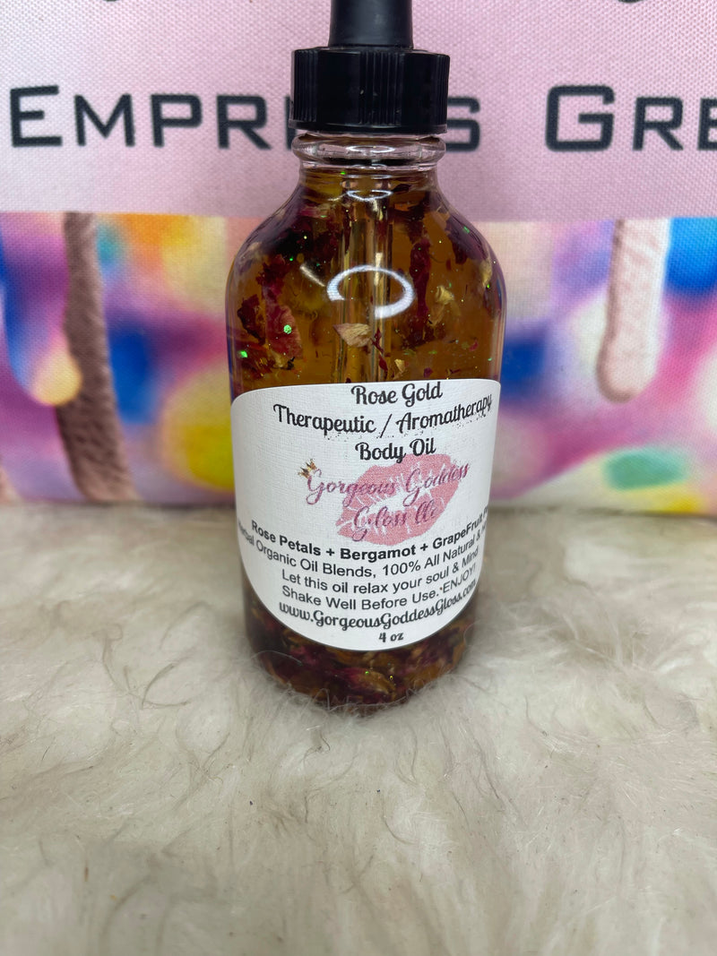 Rose Gold Therapeutic/ Aromatherapy Body  oil