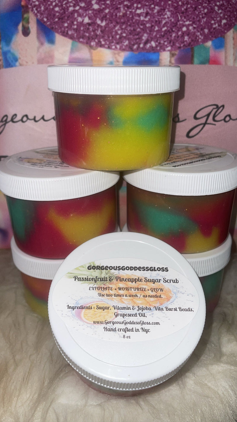 10 Pack Passionfruit & Pineapple body scrub Wholesale