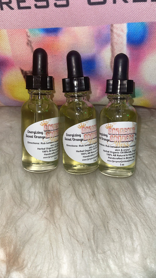 Energizing Sweet Orange  moisturizing Body Oils