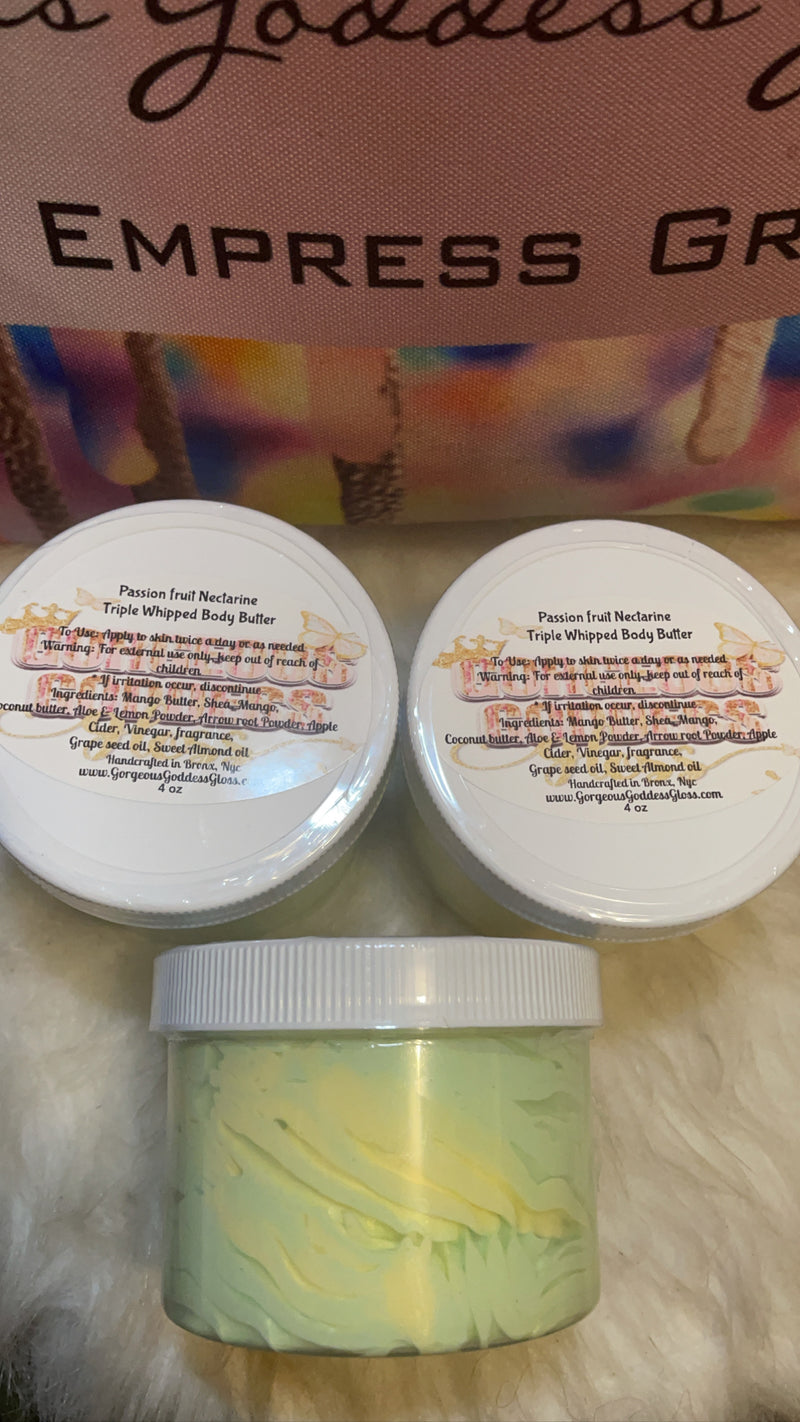 Passionfruit Nectarine Triple Whipped Body Butter