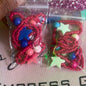 Pink Star Bubbles  Waist, Wrist & Anklet Beads