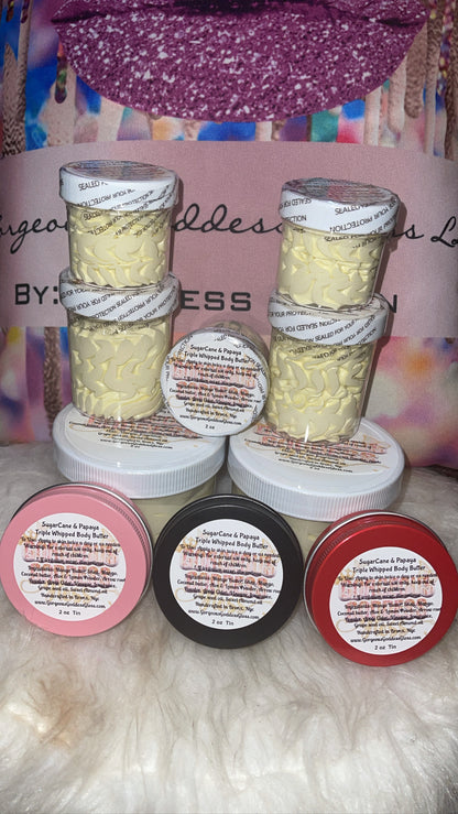 Sugarcane & Papaya Triple Whipped Body Butter