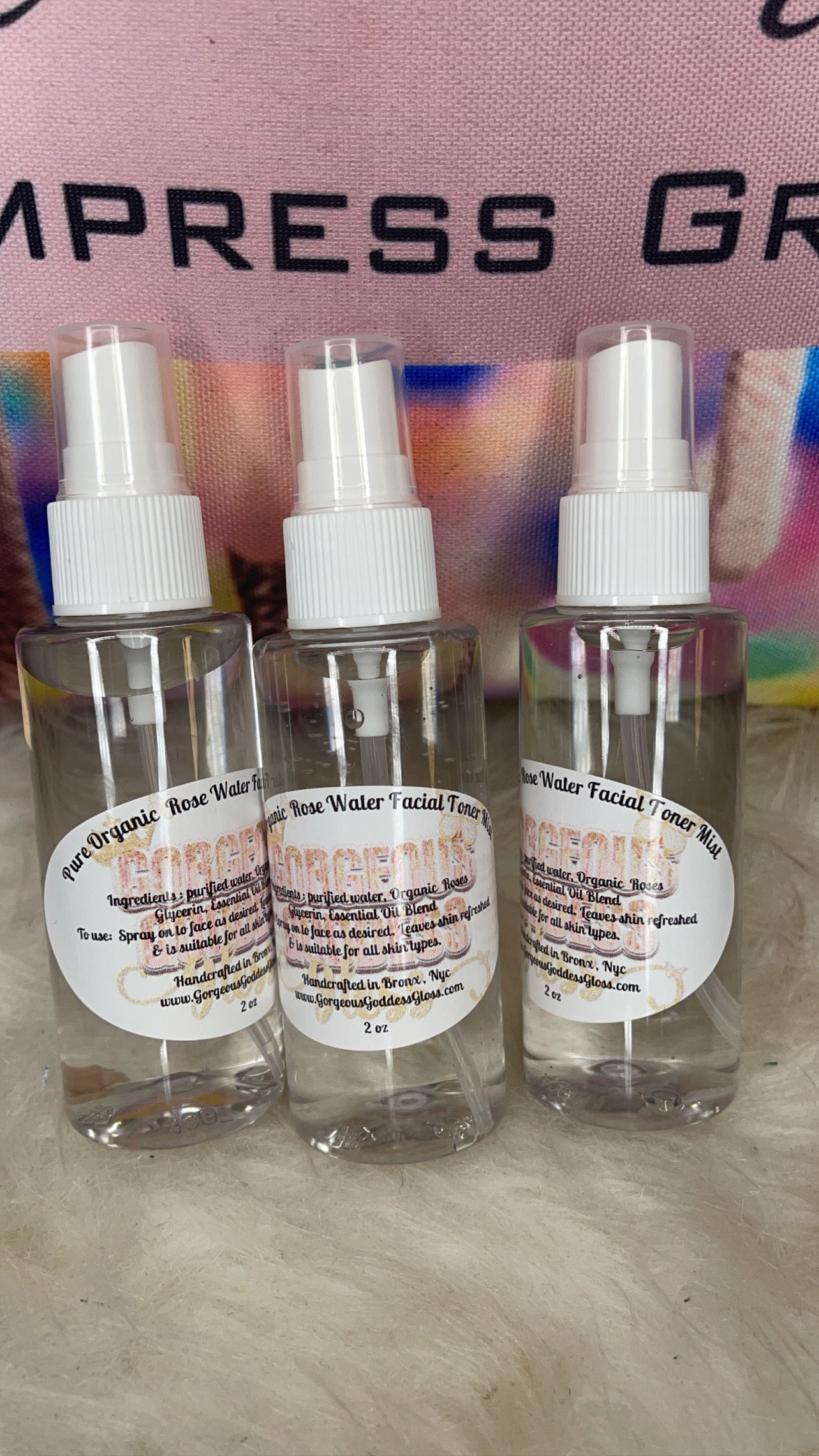 Organic Rose Water Facial Mist