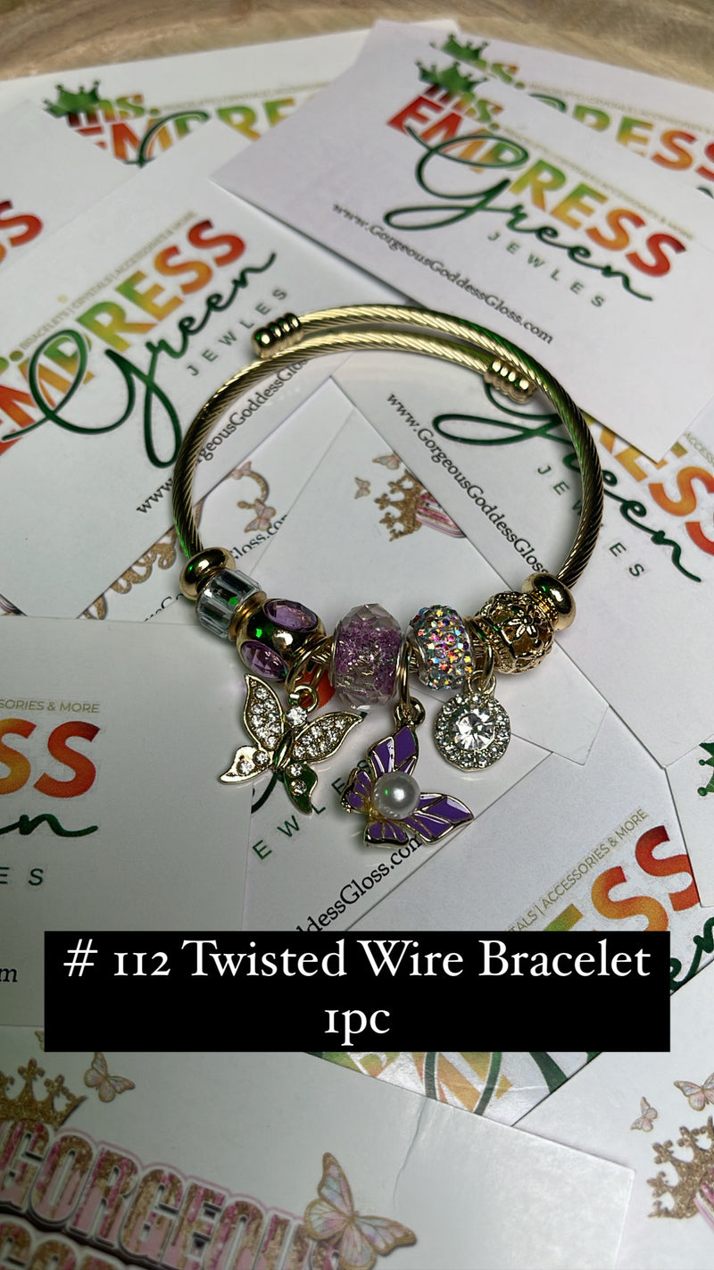 # 112  Twisted Wire Bracelet 1pc