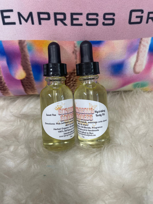 Sweet pea moisturizing Body Oils