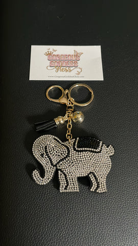 Elephant Bling Keychain