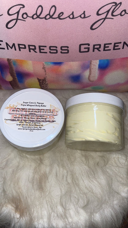 Sugarcane & Papaya Triple Whipped Body Butter