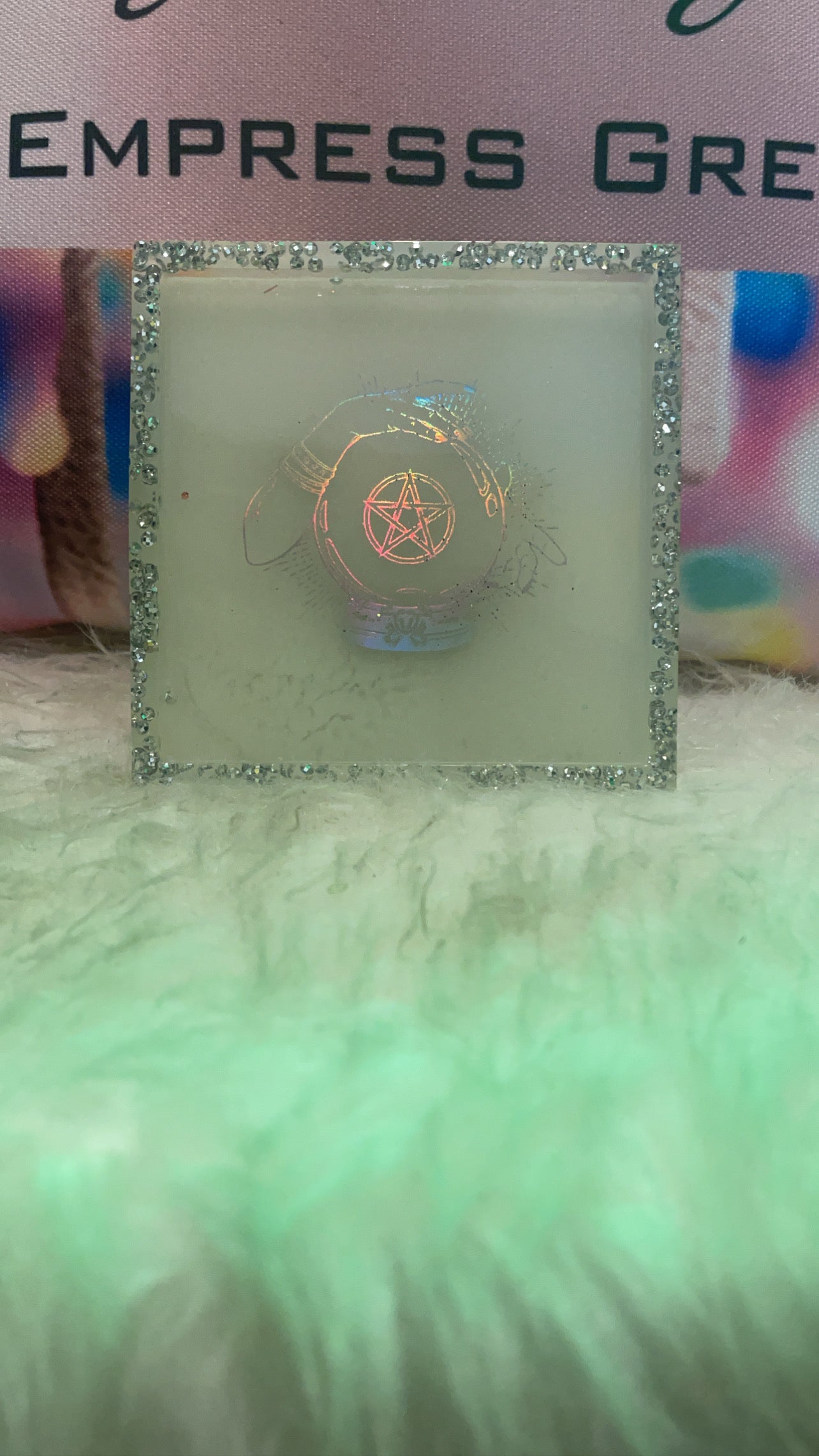 Glow In The Dark Custom Resin coasters