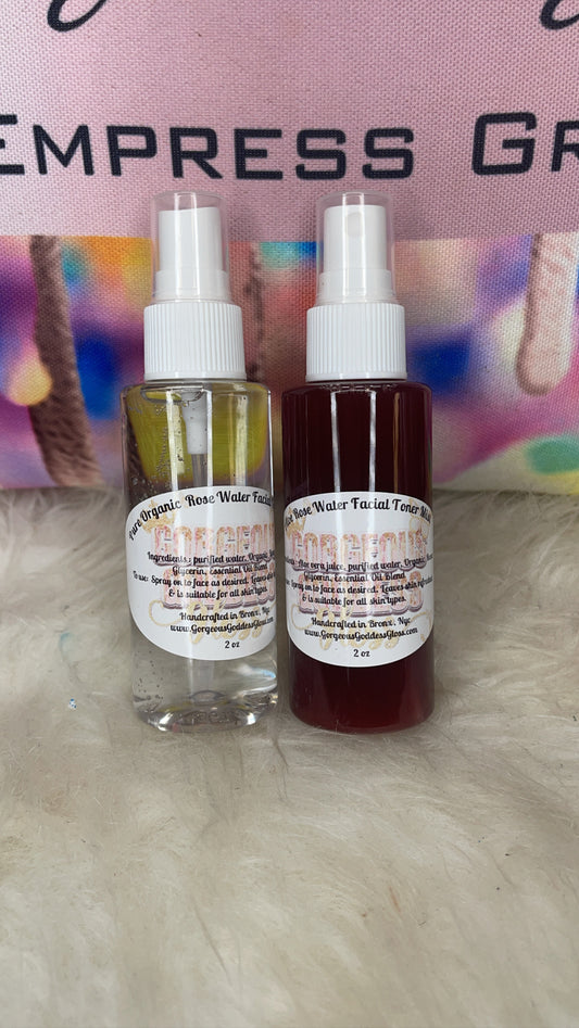 Duo Organic Rose Water Facial Mist Pure Organic Rose water